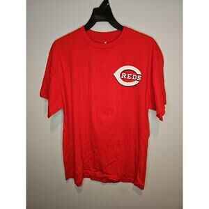 Cincinnati Reds #2 Zack Cozart MLB Majestic Jersey T Shirt Adult Size Large